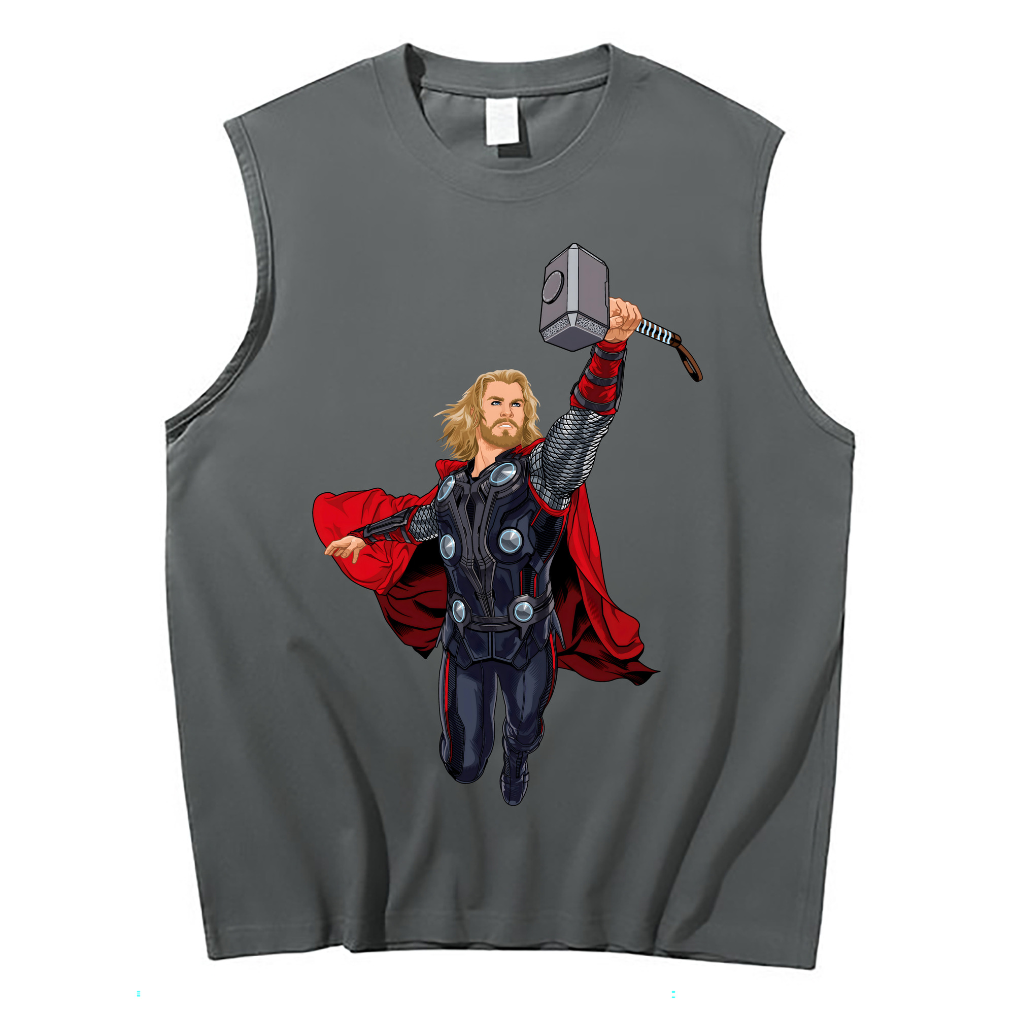 （画像用） アベンジャーズ The Avengers コットン100％タンクトップ（フロントプリント）